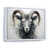 White Floater Framed