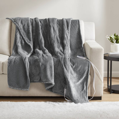 Beautyrest Heated Microlight to Berber Throw
