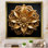 Mandala doré cercles dorés II - Boho Mandala