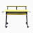 Yellow And Black Music Studio Desk With Keyboard Tray