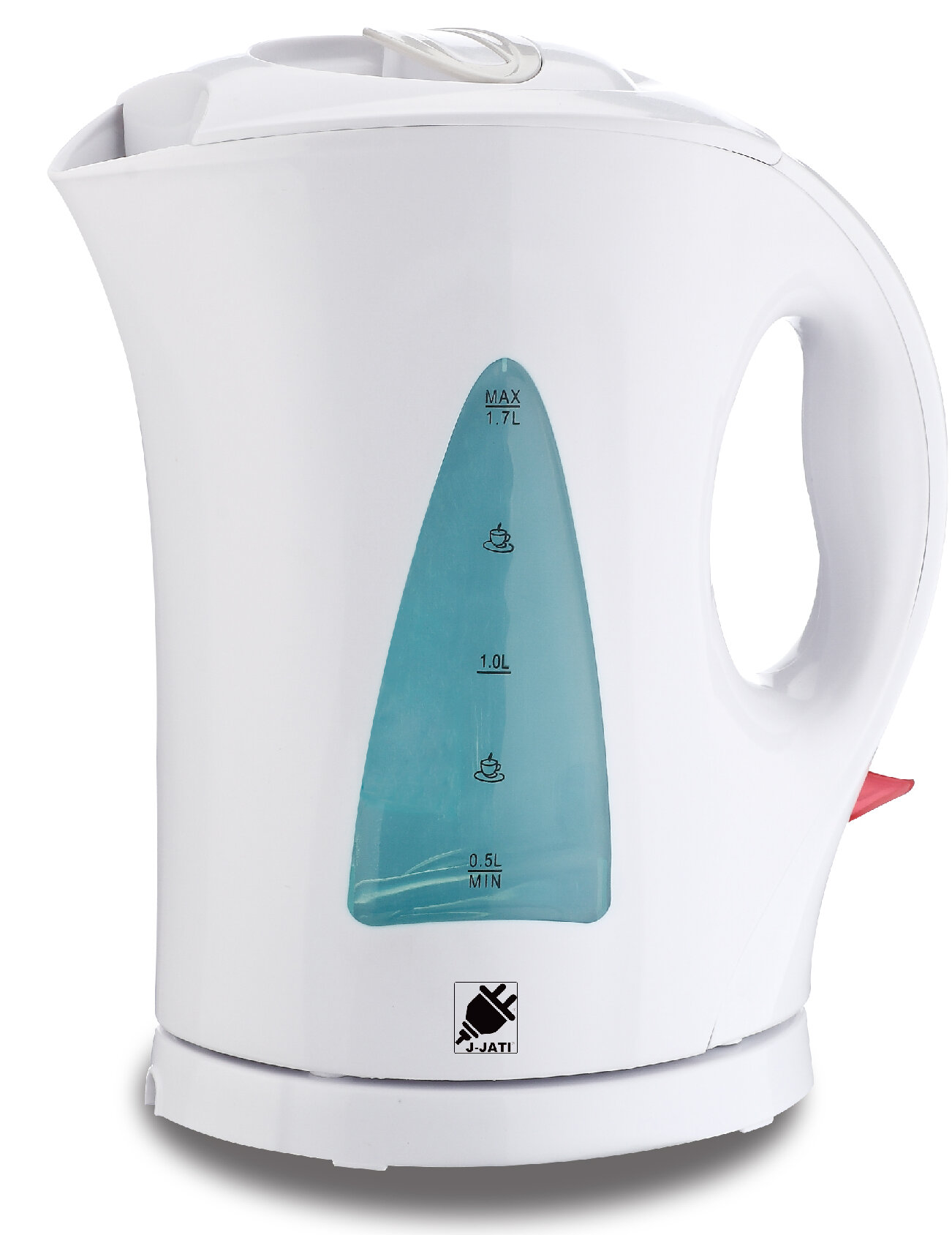 MegaChef 1.7 Liter Plastic Tea Kettle White - Office Depot