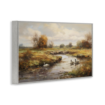 «Ducky Days», impression numérique sur toile par Petal Prints Design