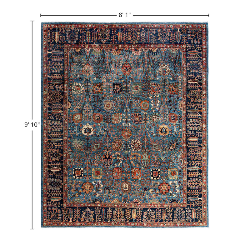 Serapi One-of-a-Kind 8' 1" X 9' 10" Hand Knotted Area Rug