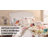 Bebejan Antique Flowers 100% Cotton Sateen 5 Piece Reversible Comforter Set-1743656681