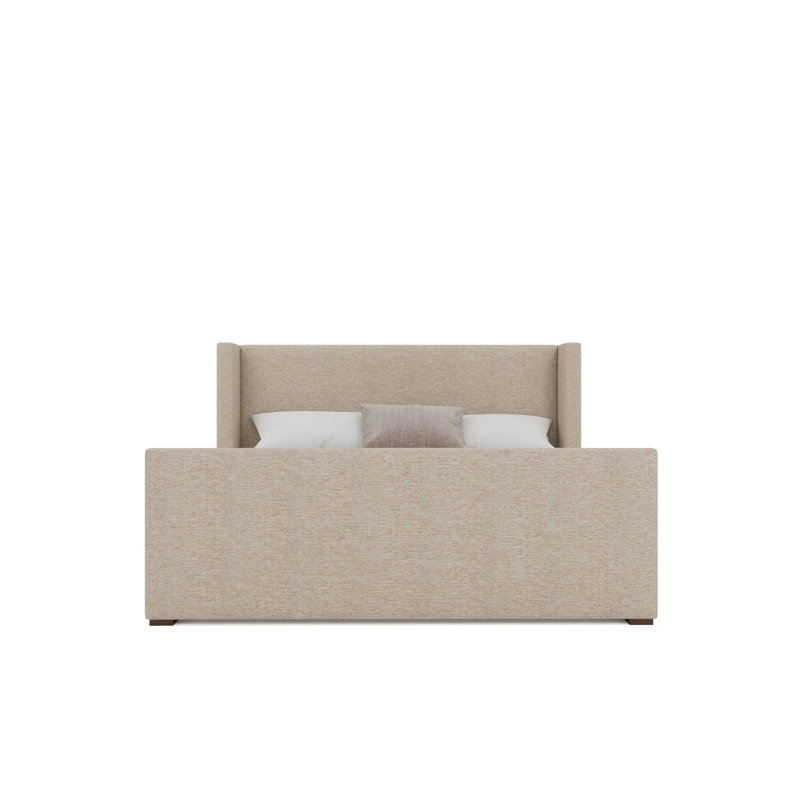 Aylet Luxe Footboard Low Bed, Flax, King