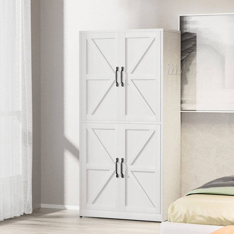 Garde-manger en acier blanc avec tablettes porteuses multicouches, preuve, convient aux armoires de salle de bain réglables, capacité de 55 lb, facile à nettoyer, preuve