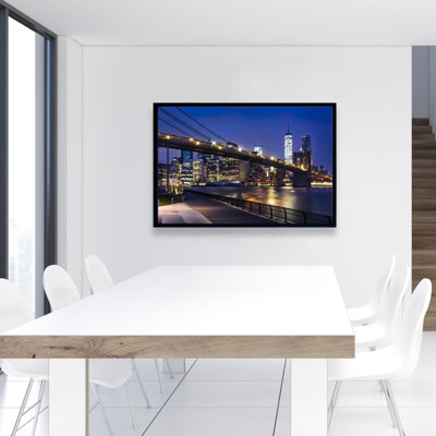 «City At Night» sur toile