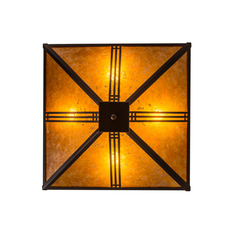 Prairie Loft 4 - Light Outdoor Semi Flush Mount