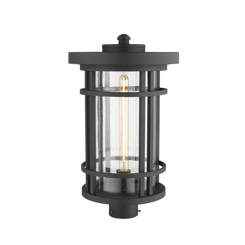 Plafonnier à 1 lumière 17,75 po Maag, Noir