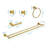 5 Piece Bathroom Towel Rack Set Wall Mount-426855861