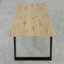 Ajahni Oak Metal Base Dining Table-635181024-635181027