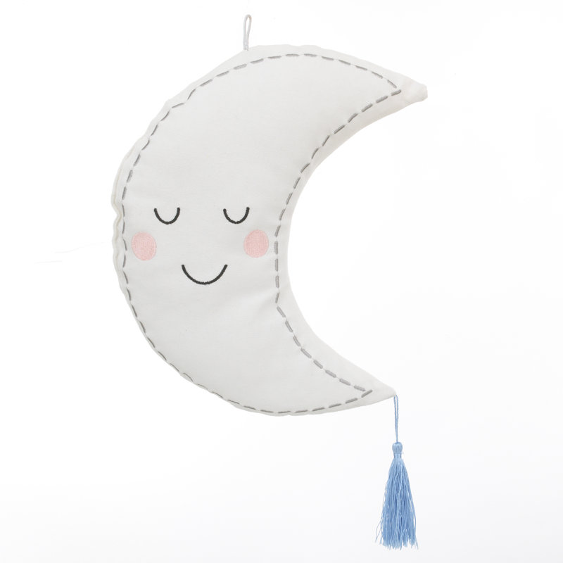 Décoration murale guirlande en 3d doux sculptures moon