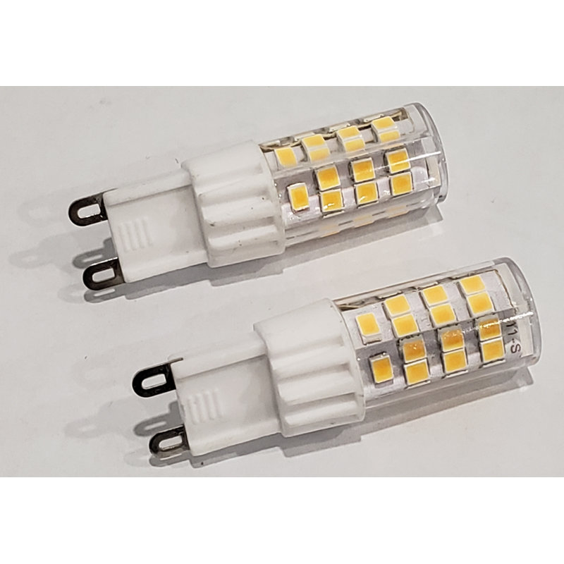 Ampoule à intensité variable de 40 watts DEL G9, à intensité variable, (3000K) G9 / base à deux broches