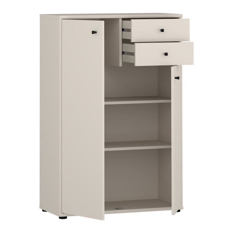 Tekita 2 -Door Rectangle Accent Cabinet