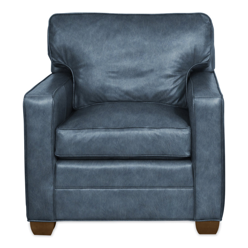 Chaise Hillcrest 37 ", La Havane, Cuir véritable Saloon