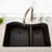 Quartz Luxe 33" L x 20" W Double Basin Undermount Kitchen Sink-18959091