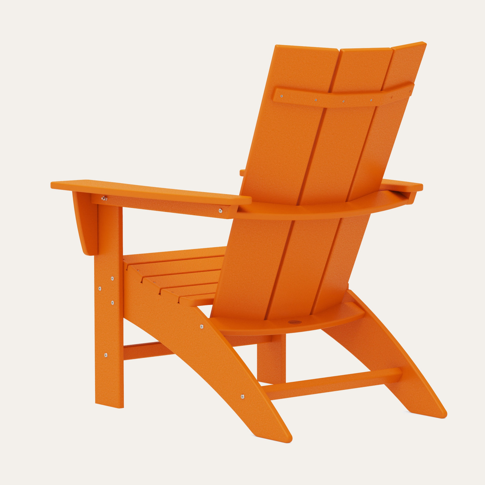 POLYWOOD® Modern Adirondack Chair, Tangerine