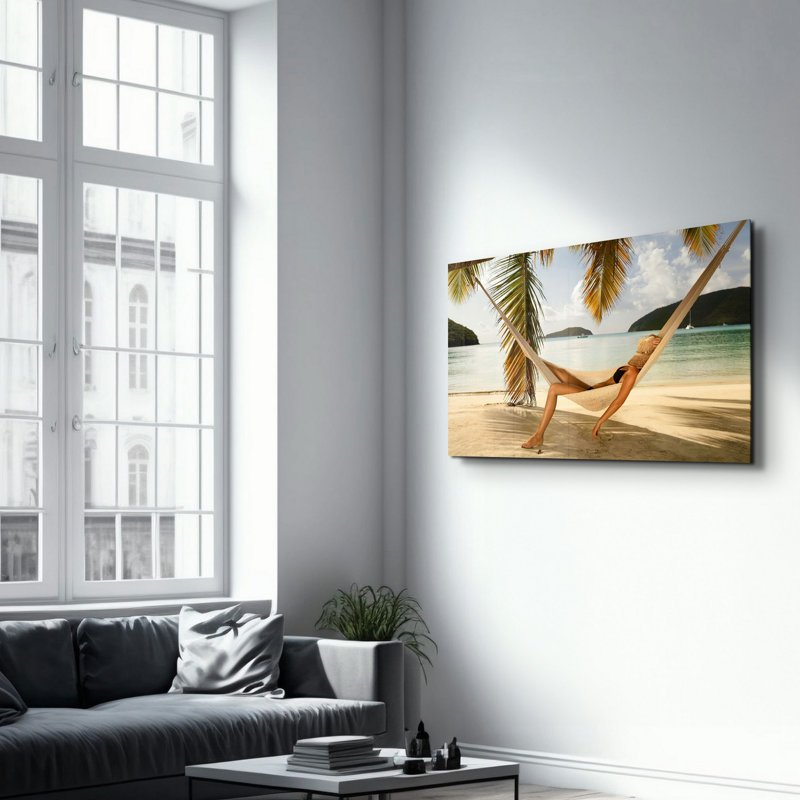 Peinture élégante en verre trempé de 27,6 po x 43,3 po | 100% verre trempé, épaisseur: 0,16 pouce | Œuvre imprimée UV, parfaite pour la décoration intérieure et les intérieurs modernes, des visuels époustouflants pour toute pièce