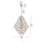 Lustre en cristal 42 pouces Ikeny-1469275184