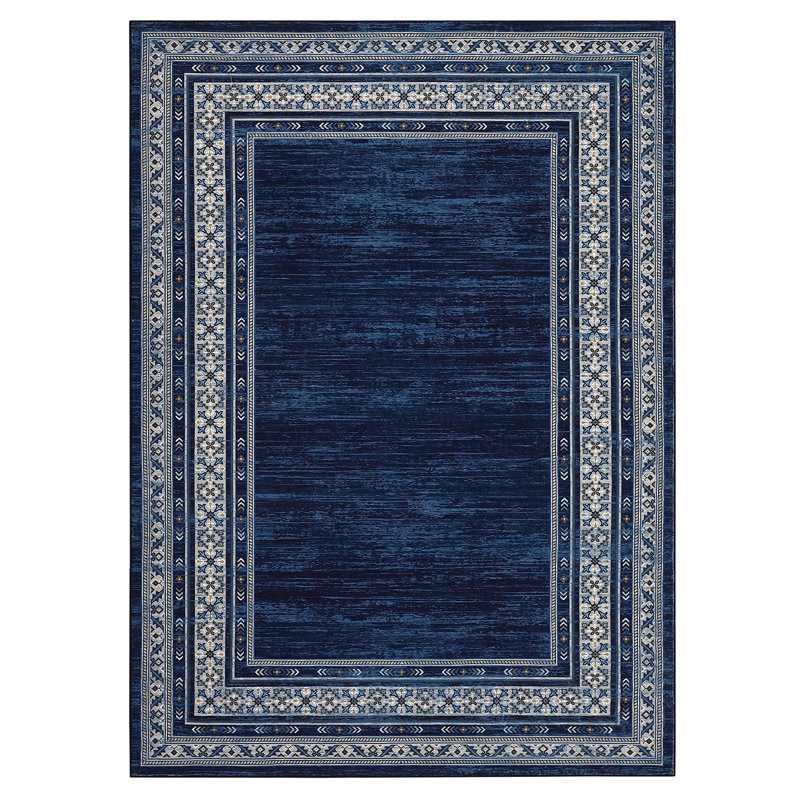 Washable Rug for Living Room, Indoor Modern Bedroom Rugs, Soft Non Slip Large Area Rug for Dining Room, Contemporary Geometric Throw Carpet for Home Office
