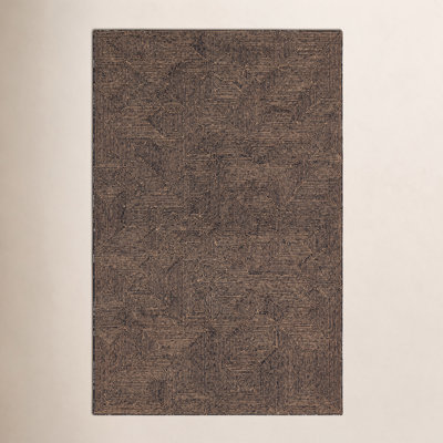 Alaska Handmade Tan/Black Rug