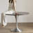 Silver Round Sintered Stone Dining table-726428757