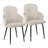 Jaquavia Fabric Upholstered Arm Chair in Cream-411498547-411498549