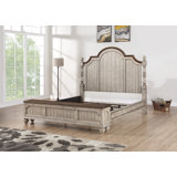 Cassius Solid Wood Platform Storage Bed