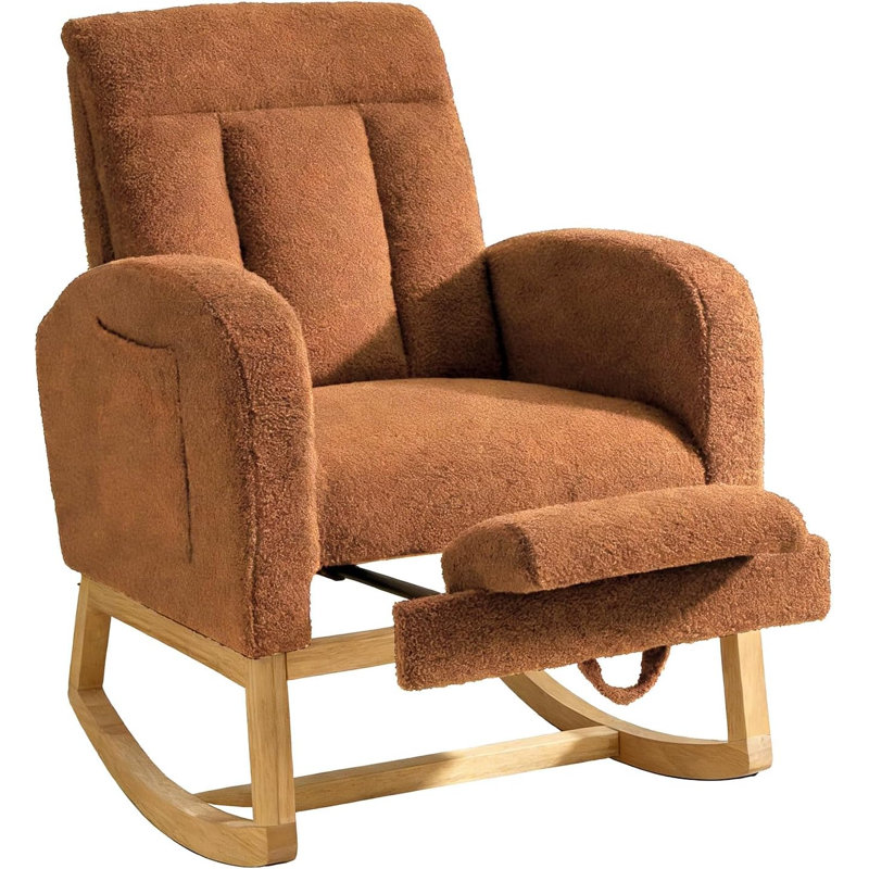 Upholstered Accent Chair, Brown