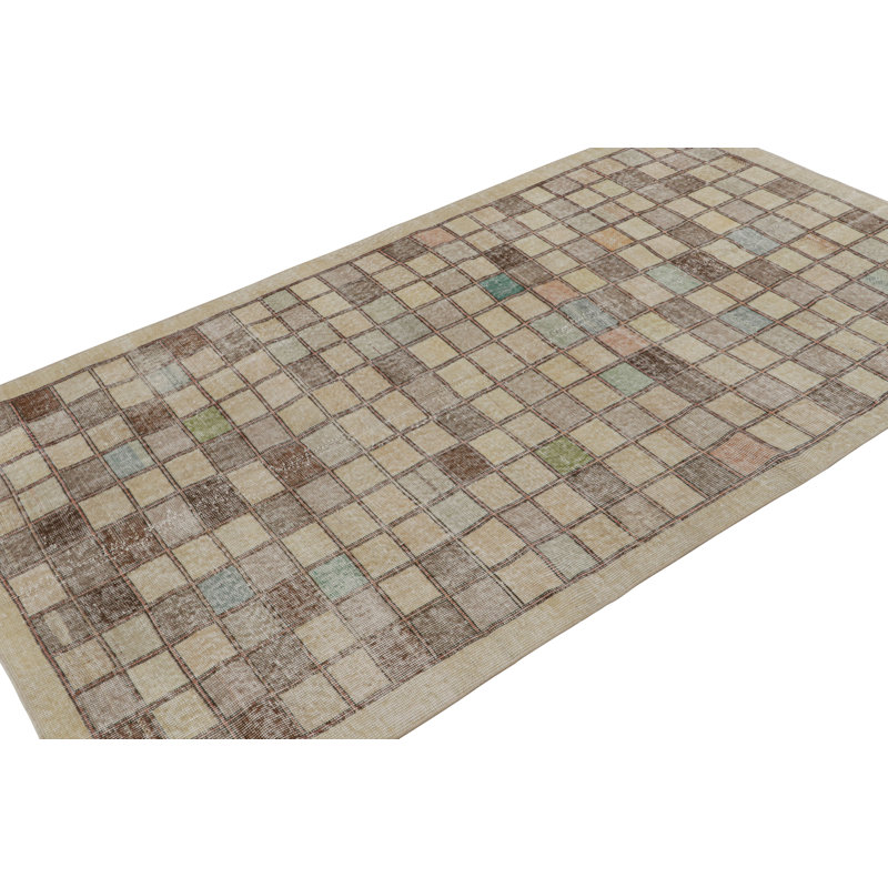 One-of-a-Kind 4'3"x7'6" Hand Knotted Area Rug
