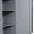Loft Bed In Gray With Extensive Wardrobe Storage: Cabinets, Drawers, And Built-In Options Plentiful Storage Areas: Wardrobes, Drawers For Bedroom