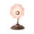 Pink Pond Lily Victorian Armed Sconce