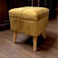 Bourquin 33Cm Velvet Square Footstool-1052378199