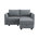 Bluish Gray Polyester Blend