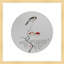 Contemplation in Autumn Bird by Ban Shan - Single Picture Frame Print on Paper-1222818439