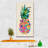 Abstract Pineapple Canvas Print-1868833586