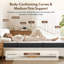 Matelas en mousse à mémoire de forme pliable de 4 po, matelas portable pliable avec housse lavable à la glace, pour lit escamotable, invités, voyage, camping et véhicule récréatif, lit double-2112205906-2112205908