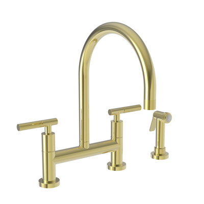 Muncy Kitchen Bridge Faucet with Side Spray