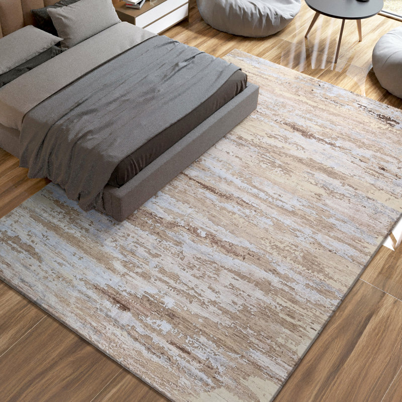 Handmade Wool Area Rug, Rectangle 10' x 14'