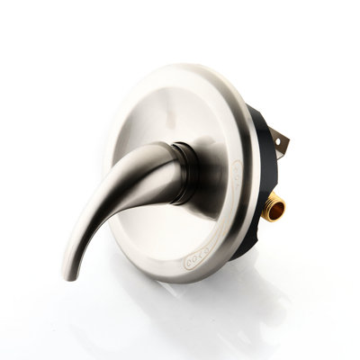 Matte Black Brass Shower With Handheld - 6 Spray Options, Precise Temperature Control Head In Patterns, High Flow Rate