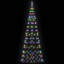  LED Christmas Tree with 390 LEDs 250 cm Iron-1363244563