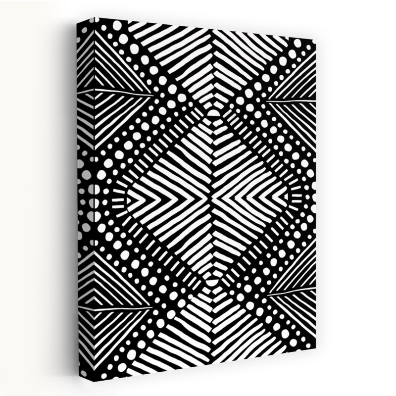 Tribal Abstract Contemporary Wall Art Print, 152.4cm H x 101.6cm W