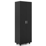 Single Garage Storage Cabinet With Doors And Shelves