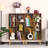 5 Cube Bookshelf 3-Tier Bookcase With Legs,Book Shelf Cute Storage Organizer,Free Standing Open Toy Shelves Wood Bookshelves,Display Bookcases For Bedroom,Living Room-18938616