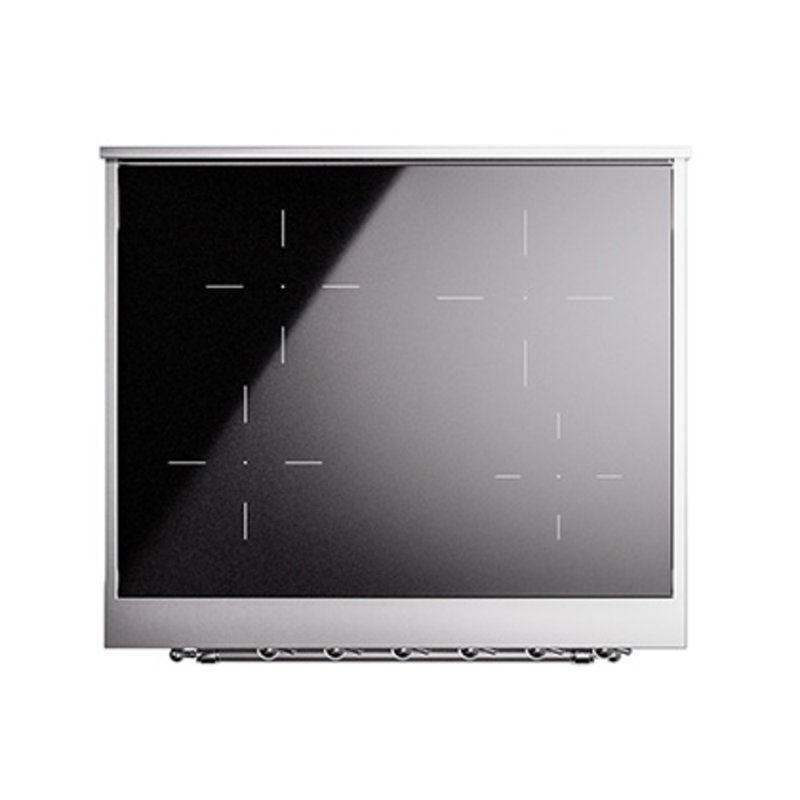 ILVE Nostalgie II Noblesse 30 in Induction Range, Stainless Steel/Chrome