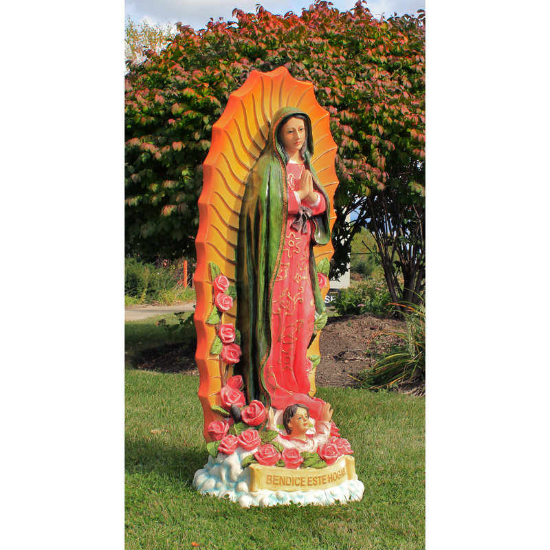 Statue religieuse La Vierge de Guadalupe