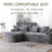 Oversized Comfy Sofa L-Shape Sofa-1179534900