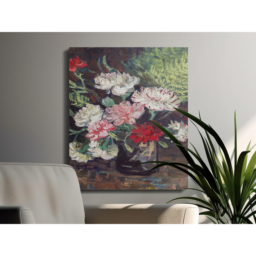 Floral Canvas Wall Art, Impasto Flower Painting, Gallery Wrapped, Ready to Hang, Archival Quality, Modern Decor, Statement Piece