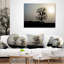 Coussin décoratif à l’arbre en soleil frosty spring-1356815110