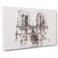 Notre Dame in Paris France Watercolour - Wrapped Canvas-56662690